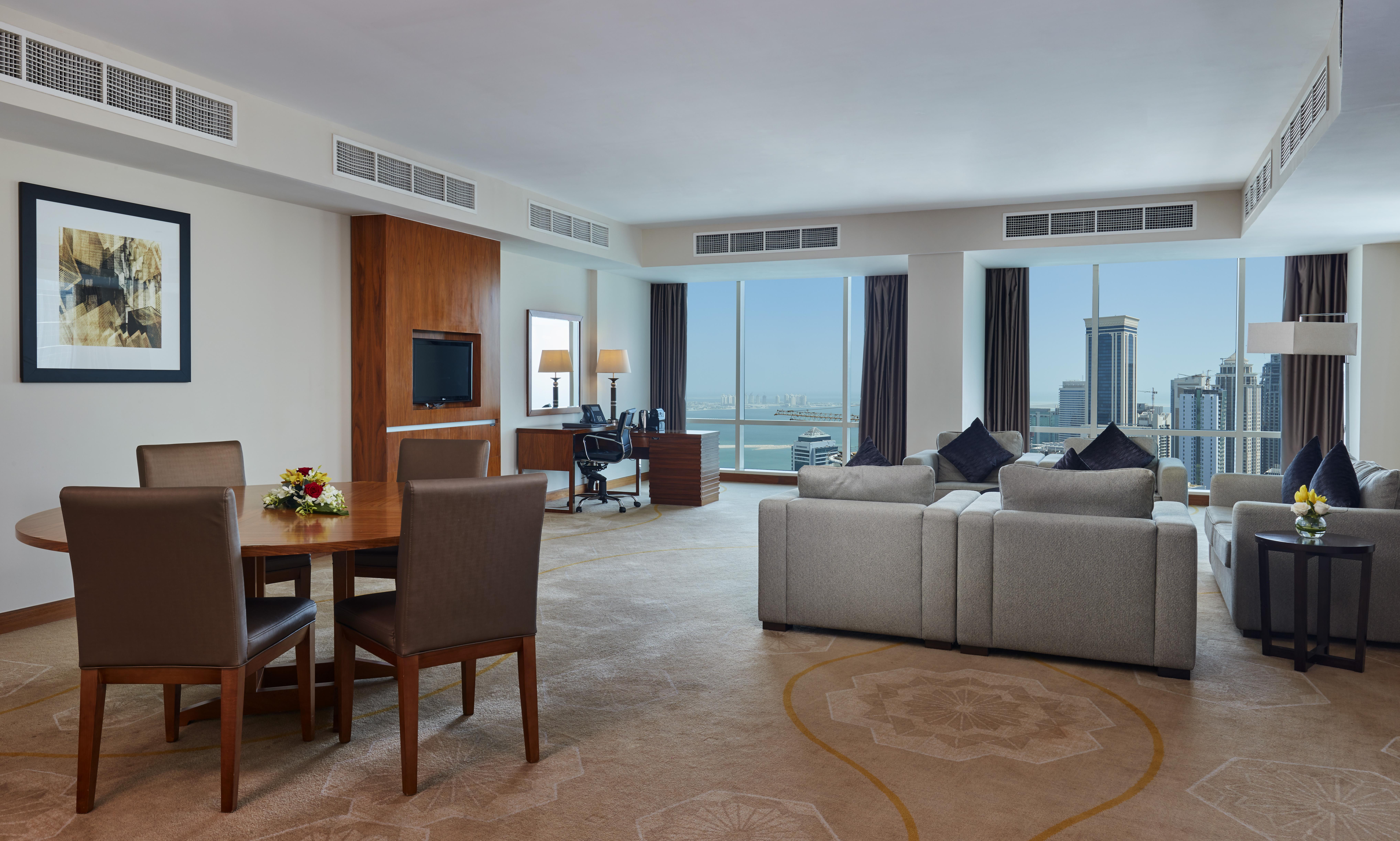 Intercontinental Doha The City By Ihg Esterno foto A suite at the hotel